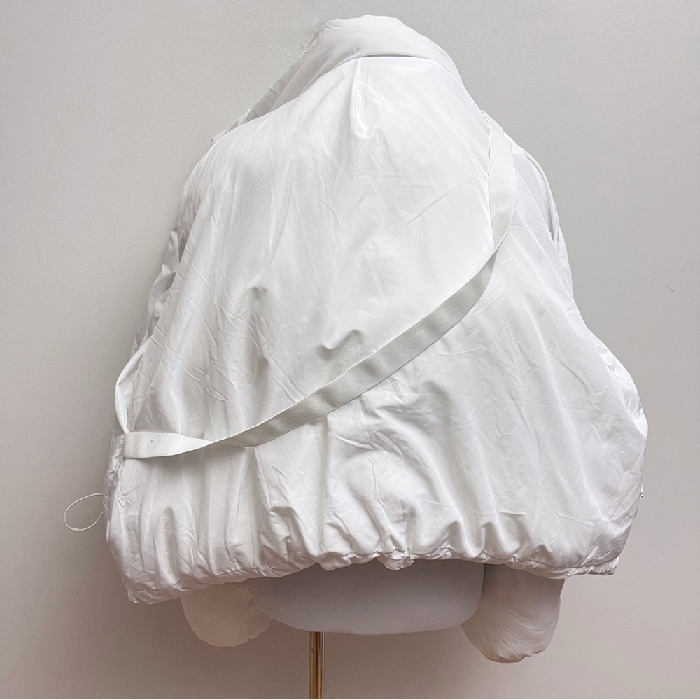 Fabletics White Wander Cropped Puffer Jacket 3x - image 5